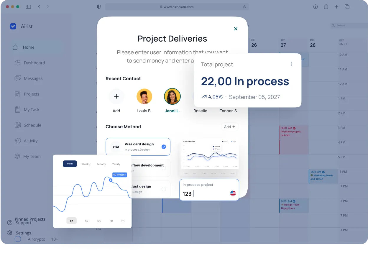 AirList webflow template image