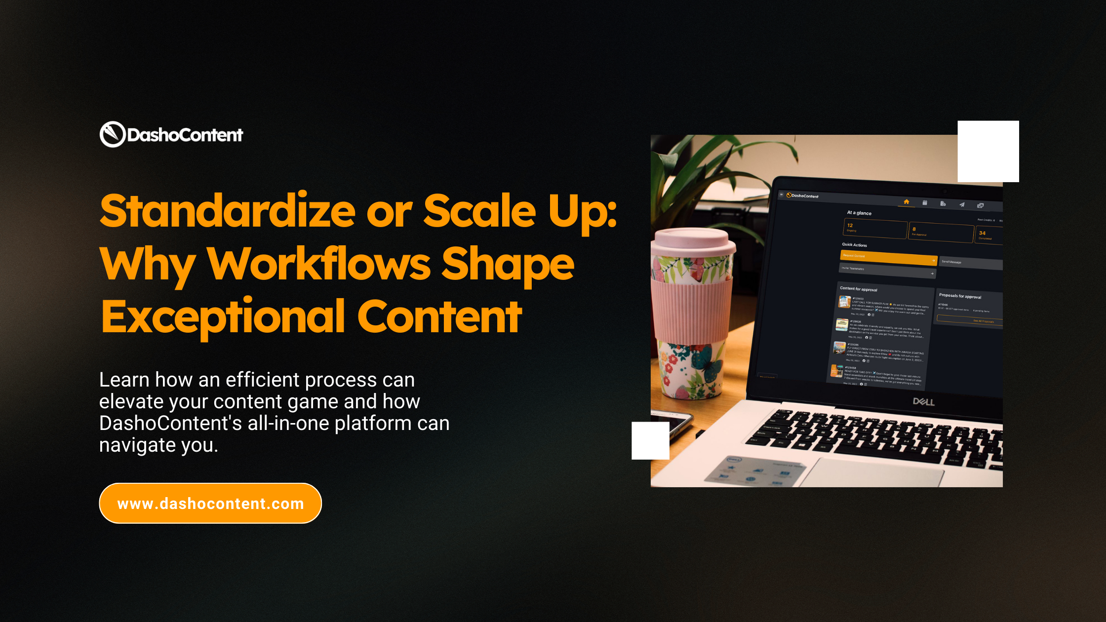 Is your content creation process more chaotic than creative? Learn how an efficient process can elevate your content game and how DashoContent's all-in-one platform can navigate you.