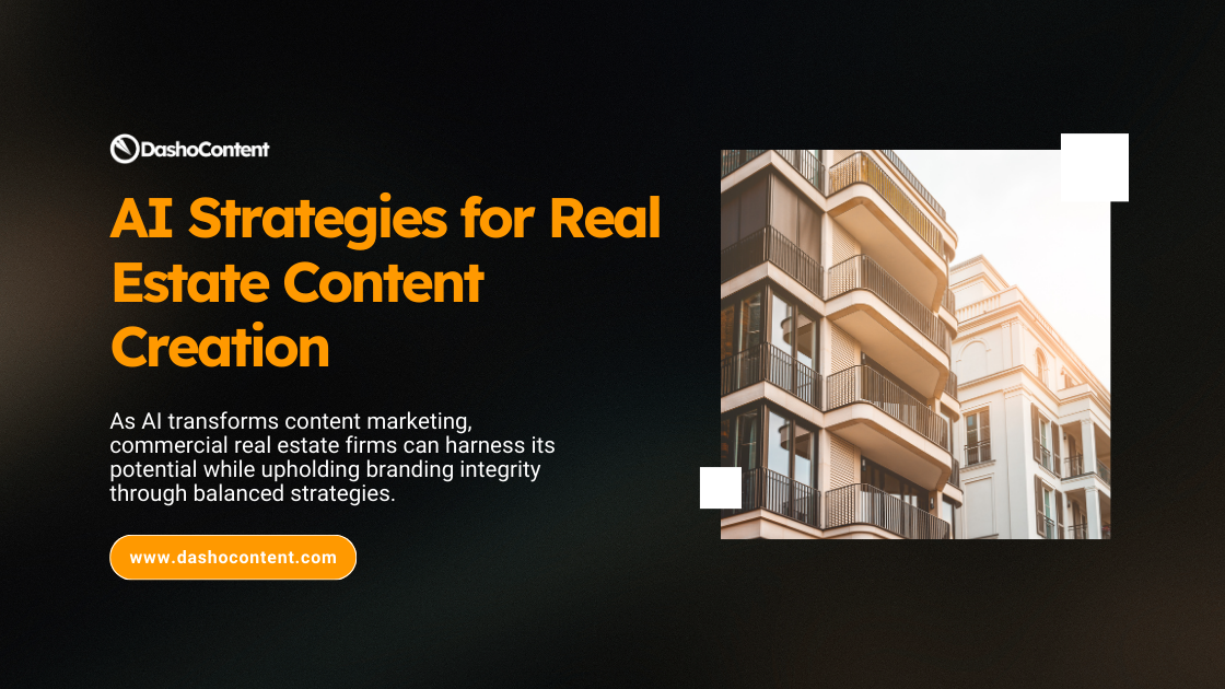 As AI transforms content marketing, commercial real estate firms can harness its potential while upholding branding integrity through balanced strategies in Real Estate Content Creation.
