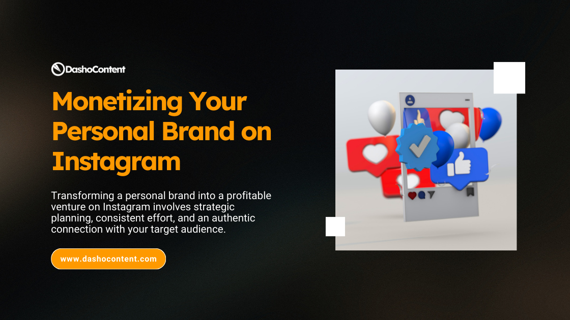 Transforming a personal brand into a profitable venture on Instagram involves strategic planning, consistent effort, and an authentic connection with your target audience.
