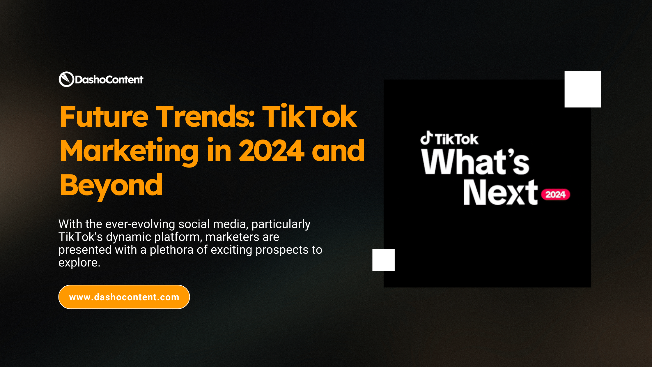 With the ever-evolving social media, particularly TikTok's dynamic platform, marketers are presented with a plethora of exciting prospects to explore.
