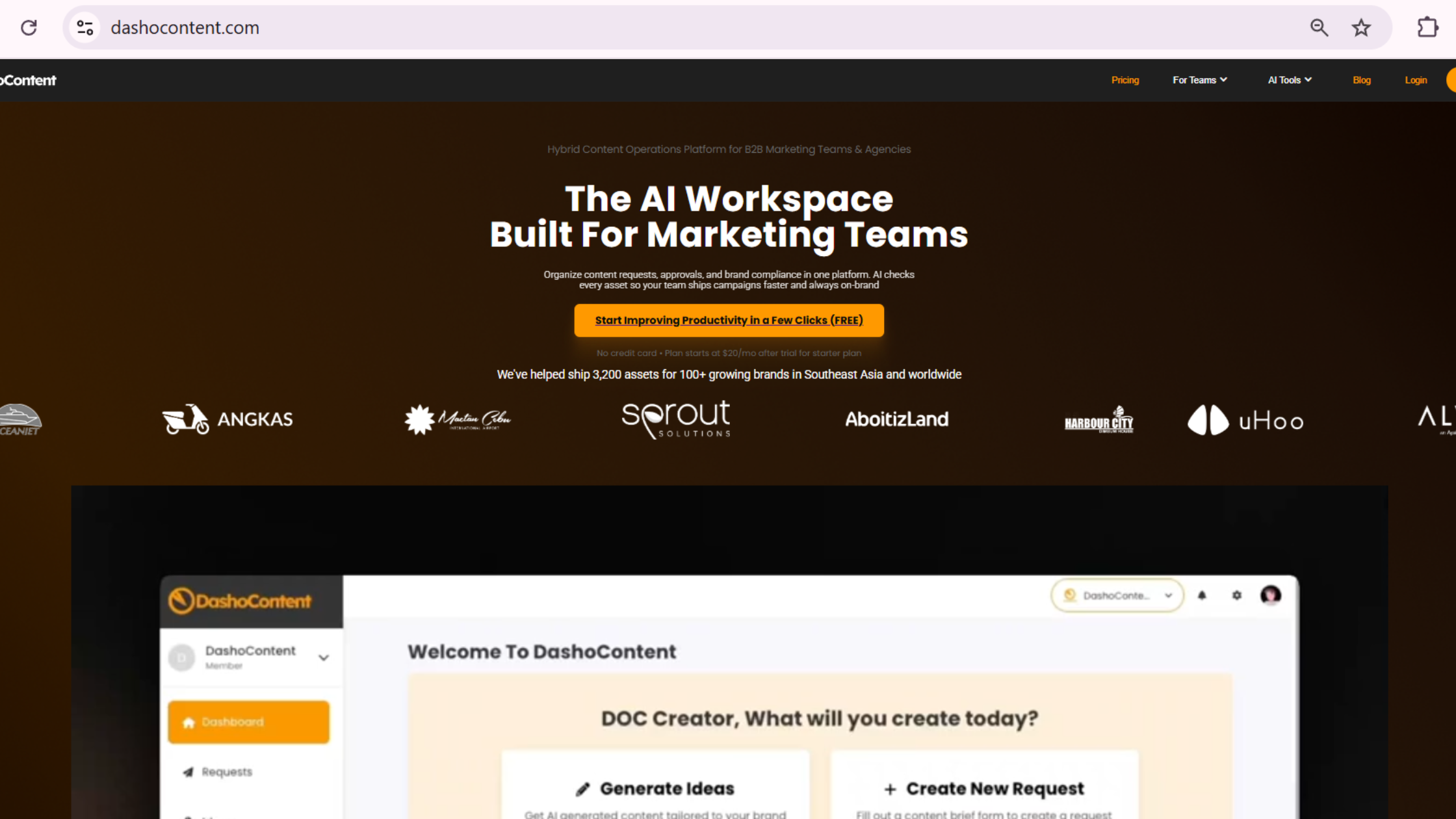 AI Workspace in the Philippines: Empowering Marketing Teams with DashoContent
