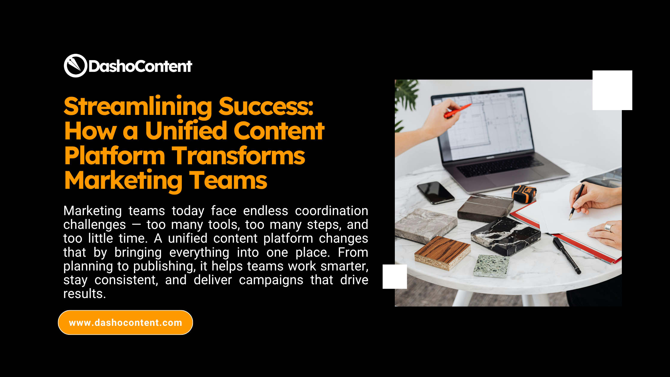 Marketing teams today face endless coordination challenges — too many tools, too many steps, and too little time. A unified content platform changes that by bringing everything into one place. From planning to publishing, it helps teams work smarter, stay consistent, and deliver campaigns that drive results.