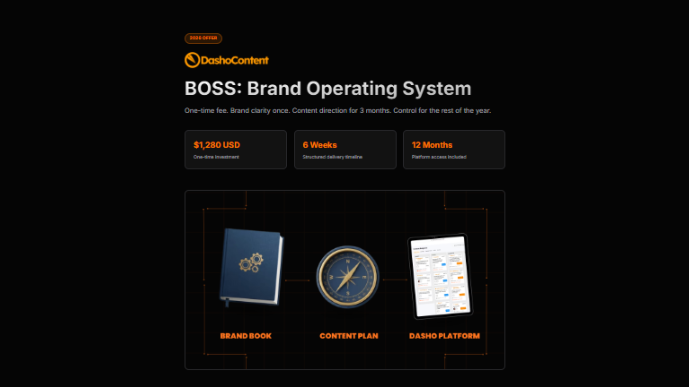 Dasho BOSS: The Brand System for Teams That Are Done Debating