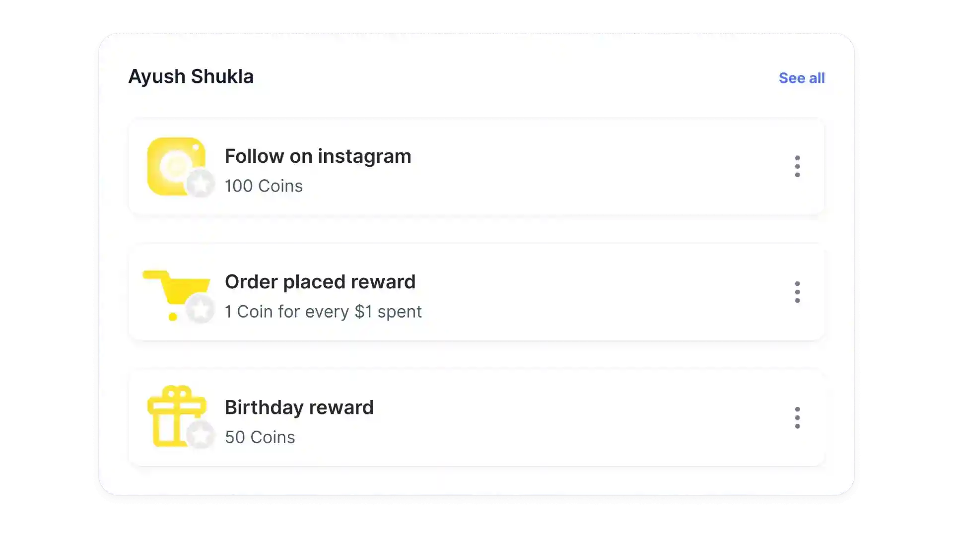 customizable loyalty program