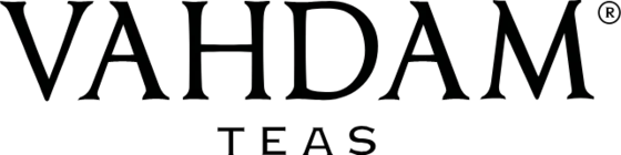 VAHDAM logo in white text on a black background.