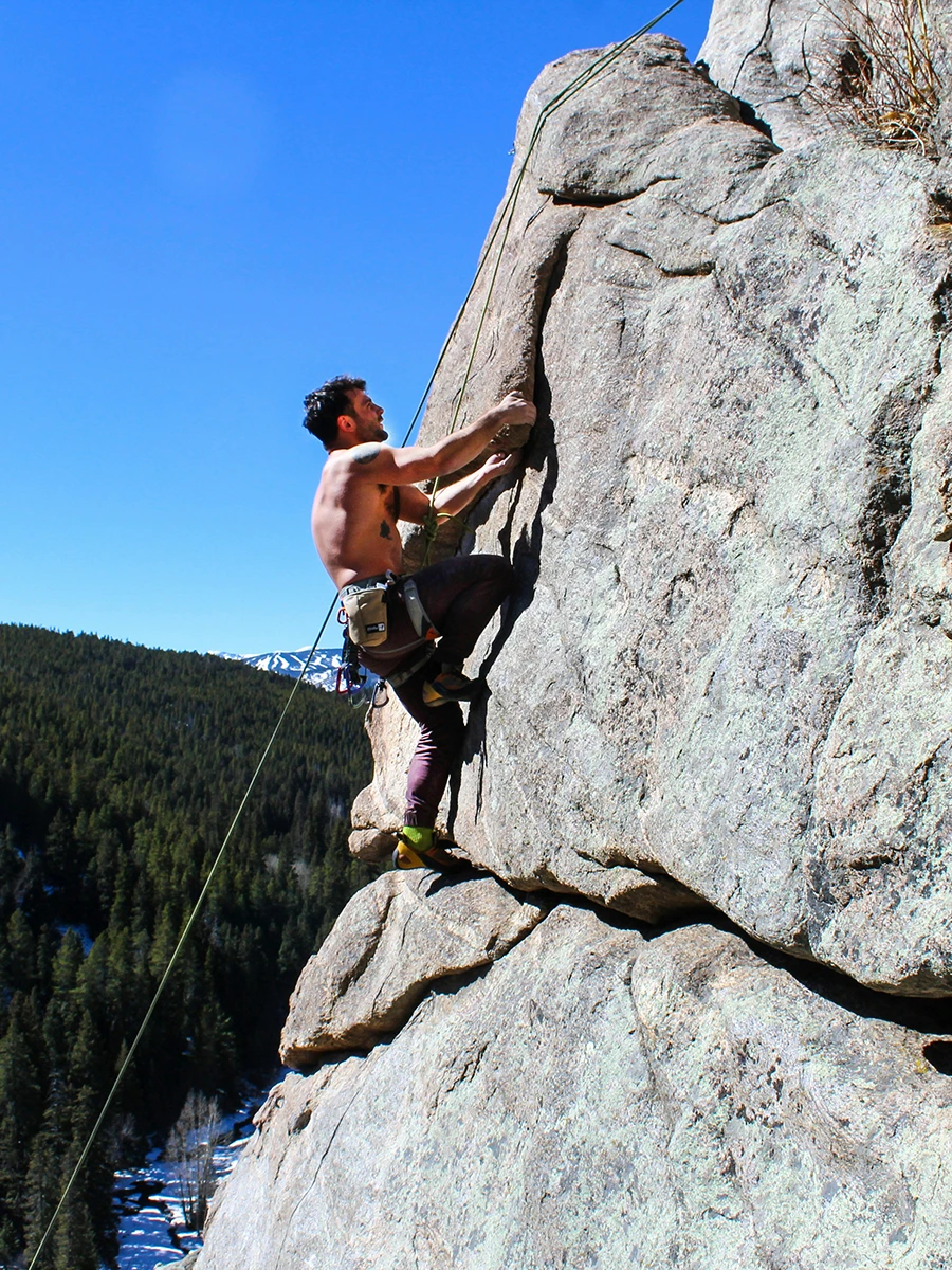 Rock climbing