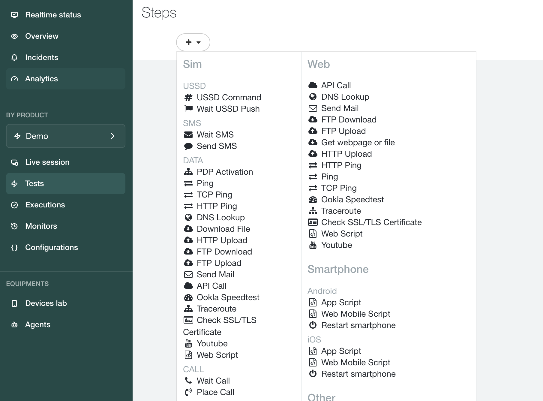 Live session remote control
