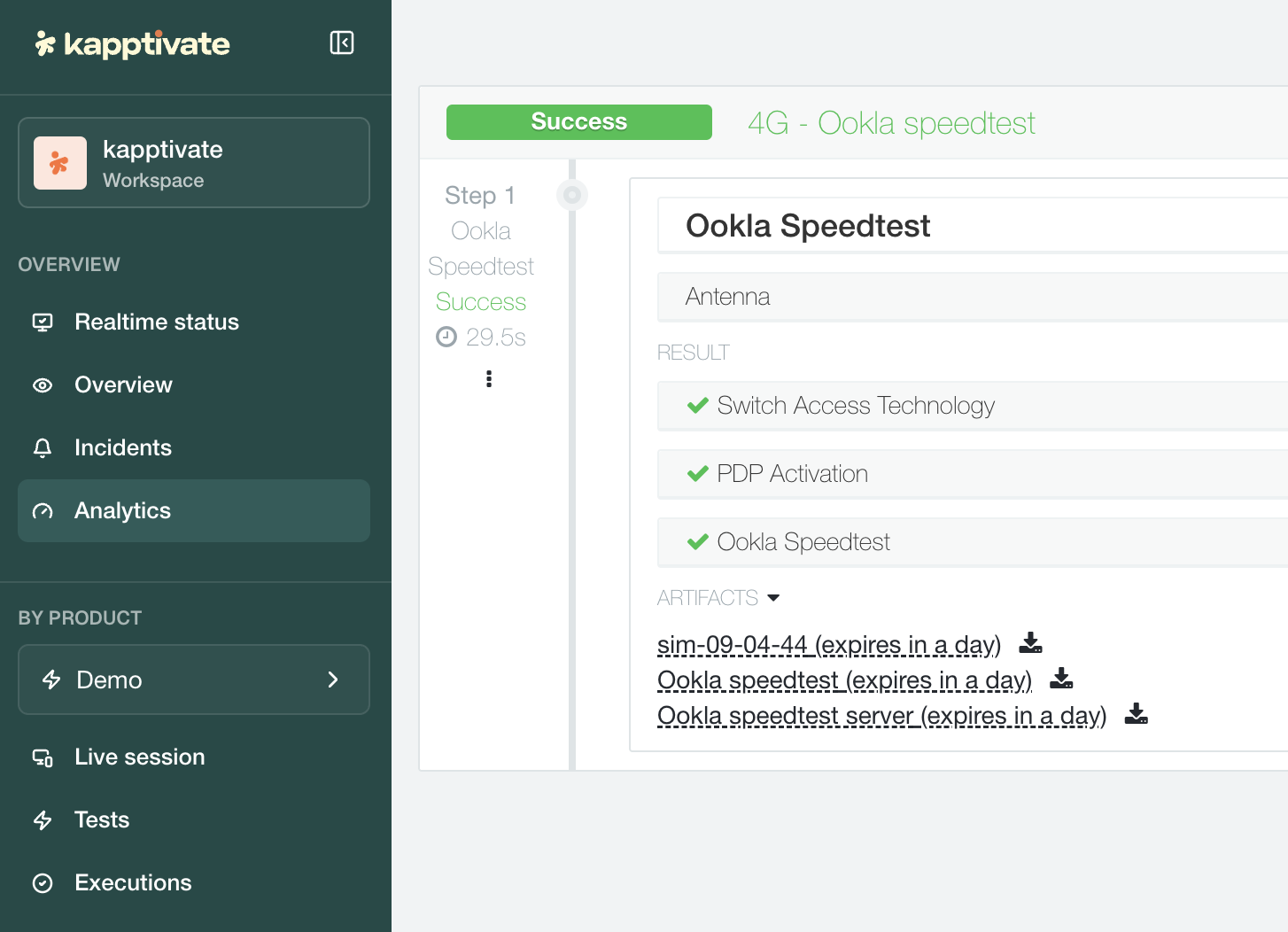 Live session remote control