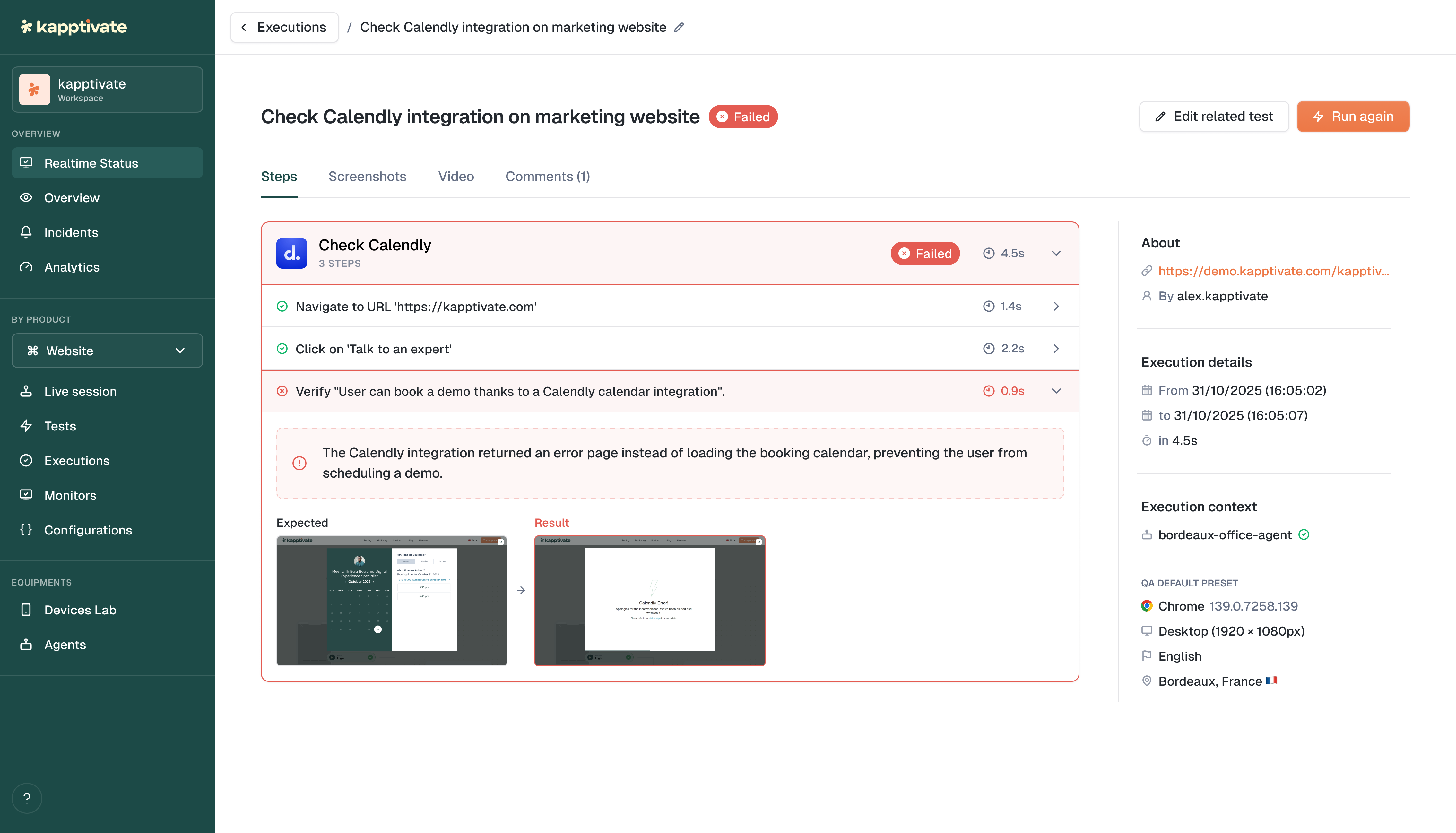 Live session remote control