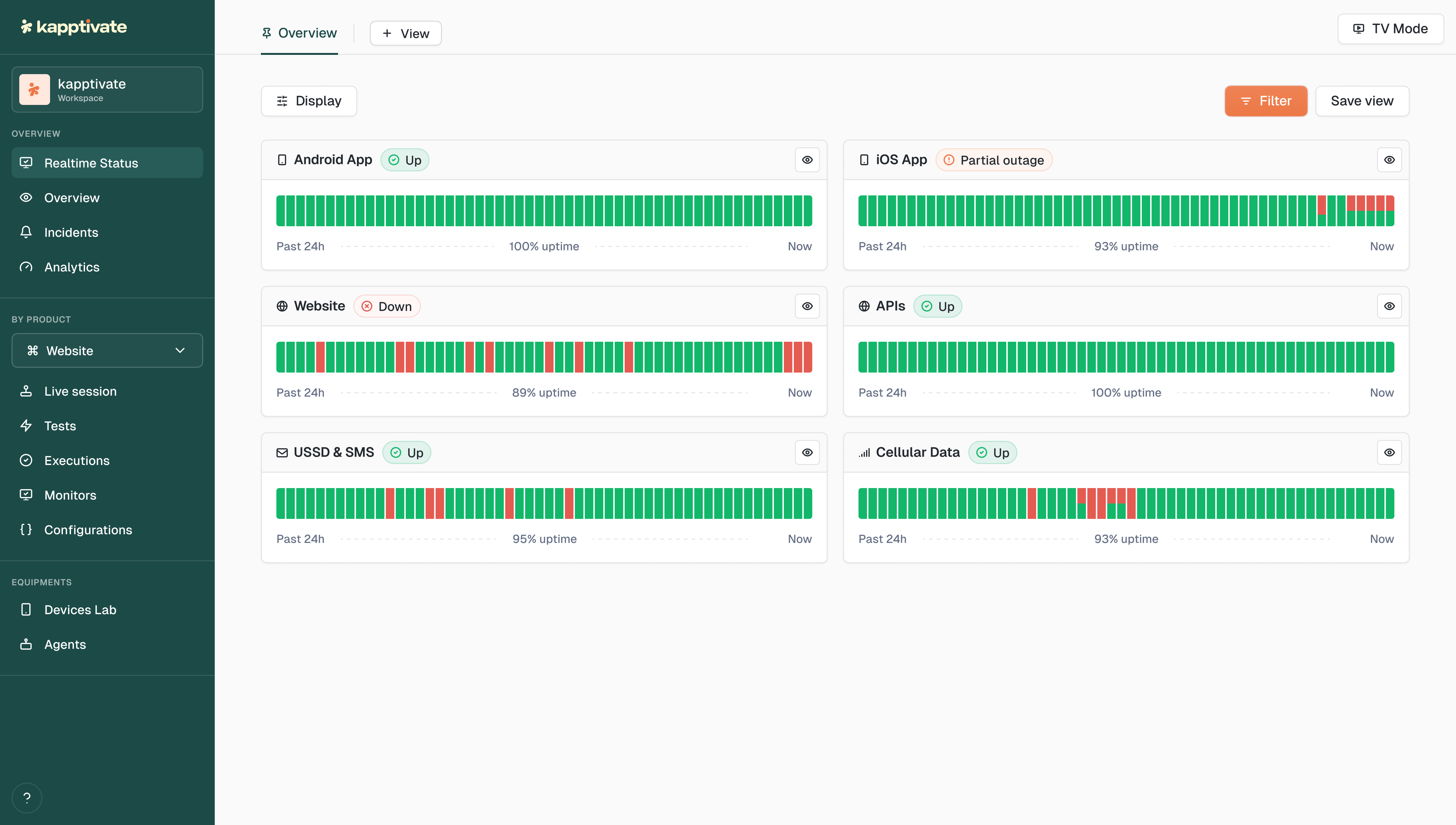 Live session remote control