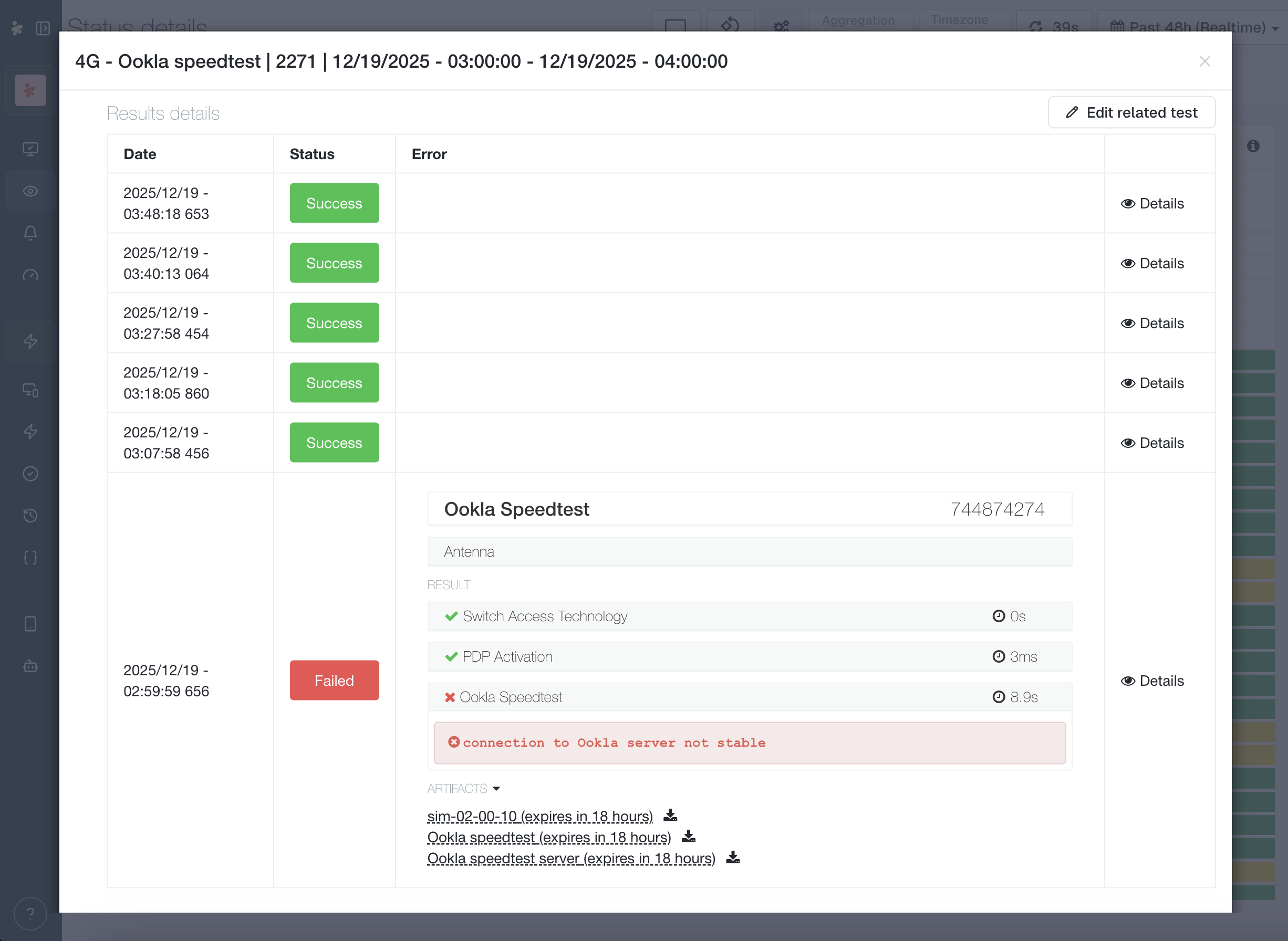 Live session remote control