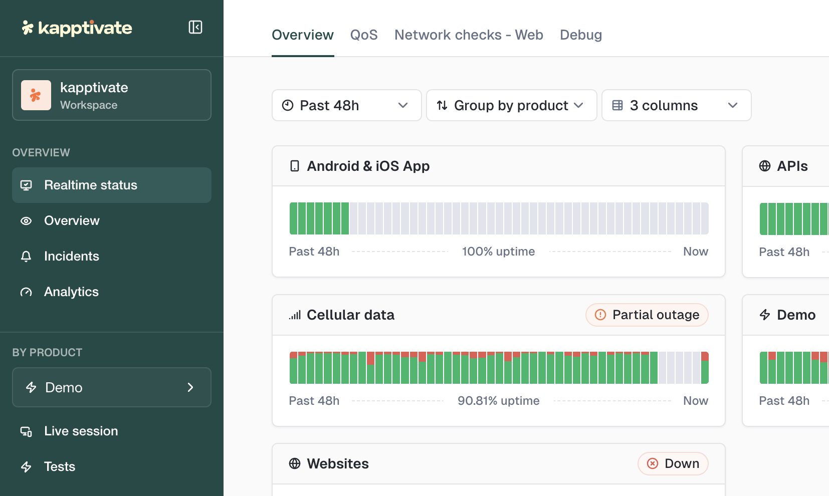 Live session remote control