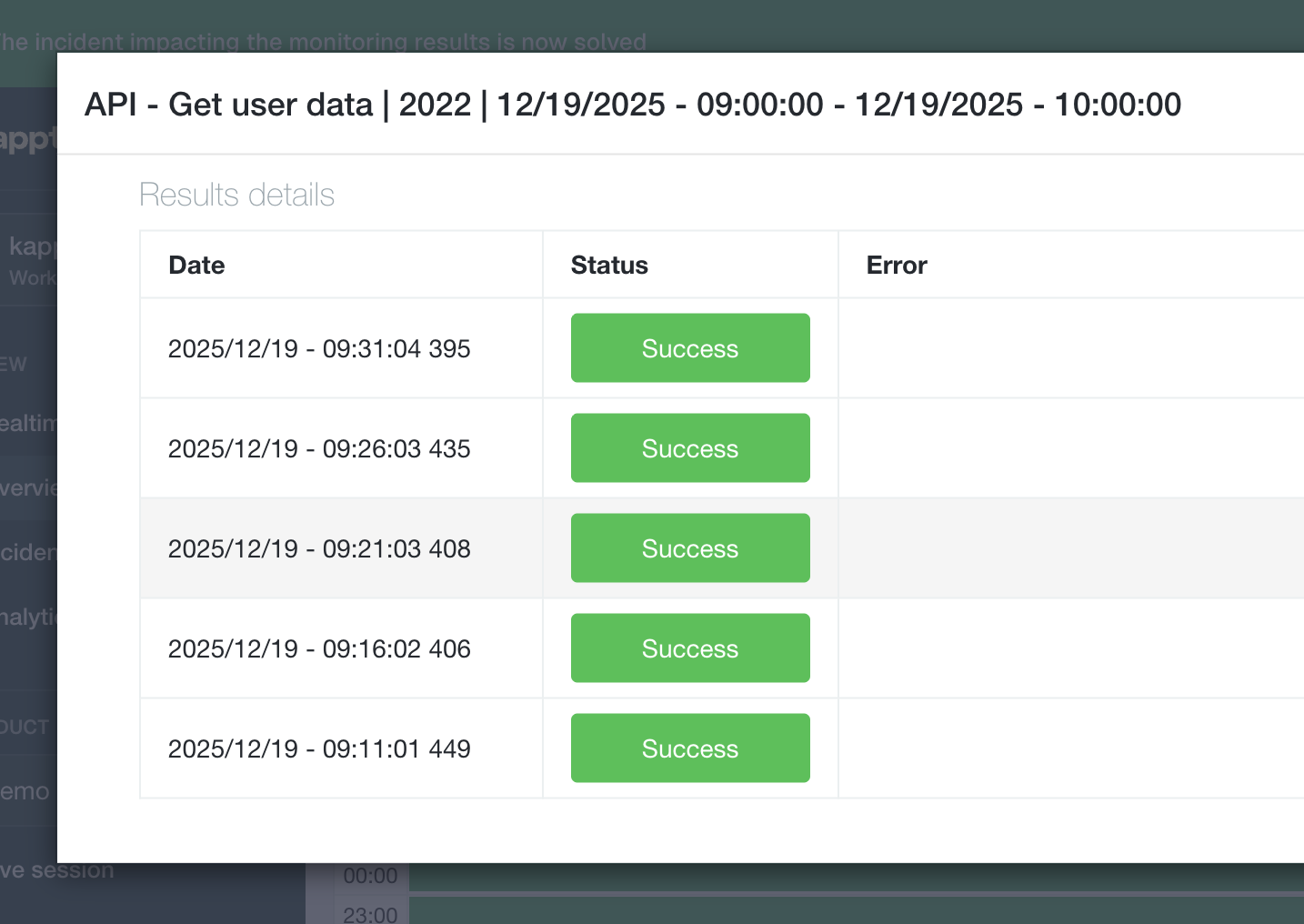 Live session remote control