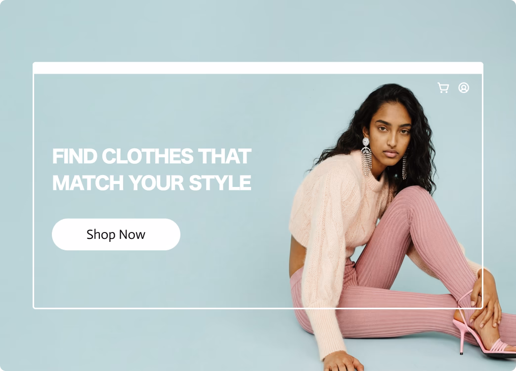  A product image from Juan & Me showcasing a female Botika AI generated models wearing their clothes.