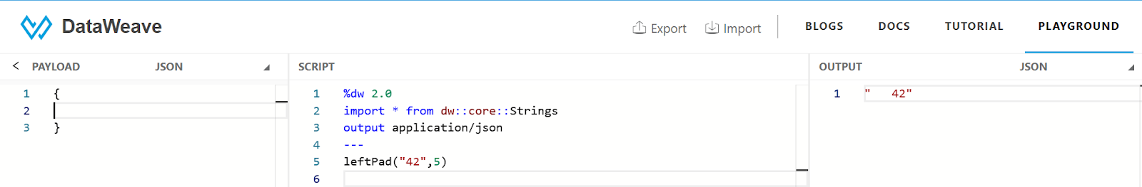 LeftPad Function in DataWeave: Tutorial & Examples