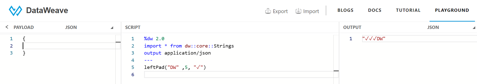 LeftPad Function in DataWeave: Tutorial & Examples