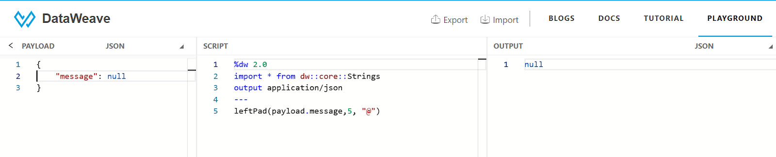 LeftPad Function in DataWeave: Tutorial & Examples