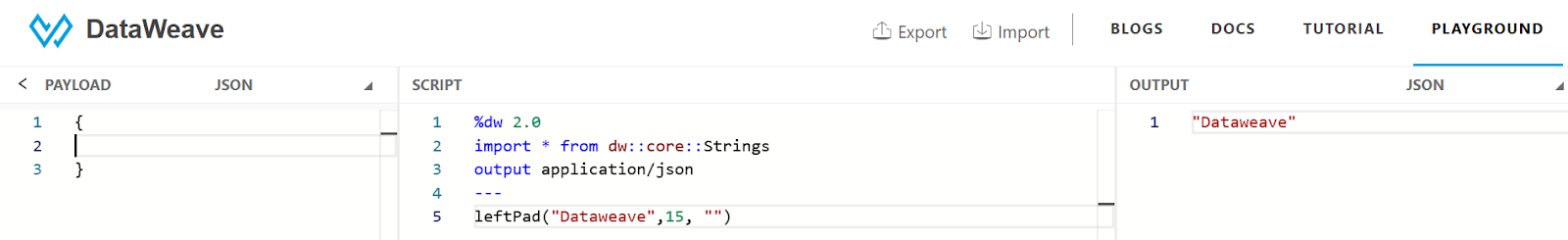 LeftPad Function in DataWeave: Tutorial & Examples