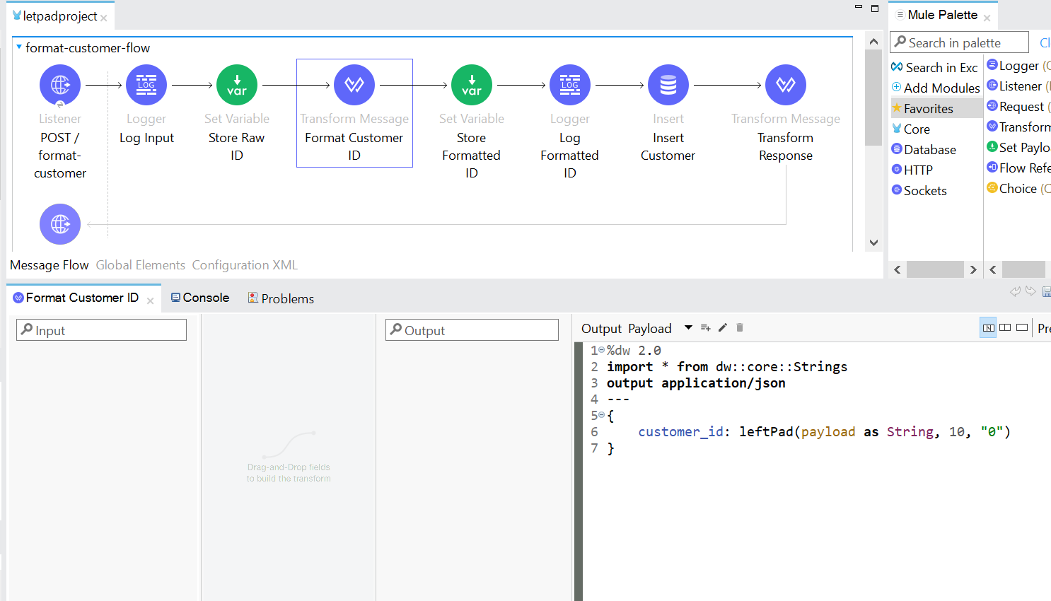 LeftPad Function in DataWeave: Tutorial & Examples