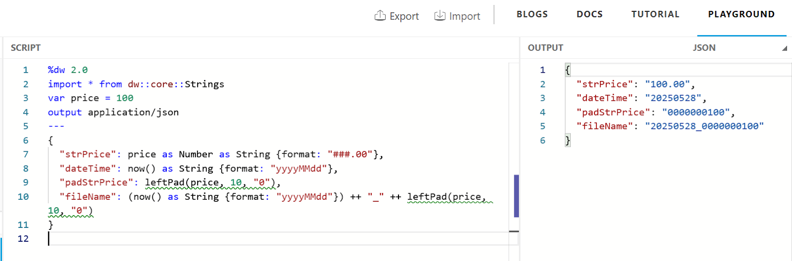 LeftPad Function in DataWeave: Tutorial & Examples