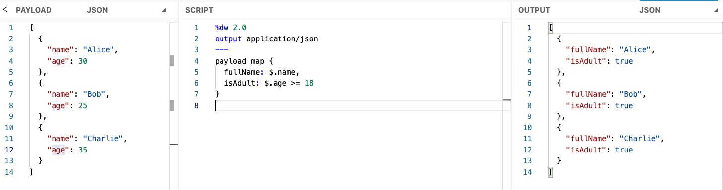 DataWeave Map: Tutorial, Best Practices & Examples