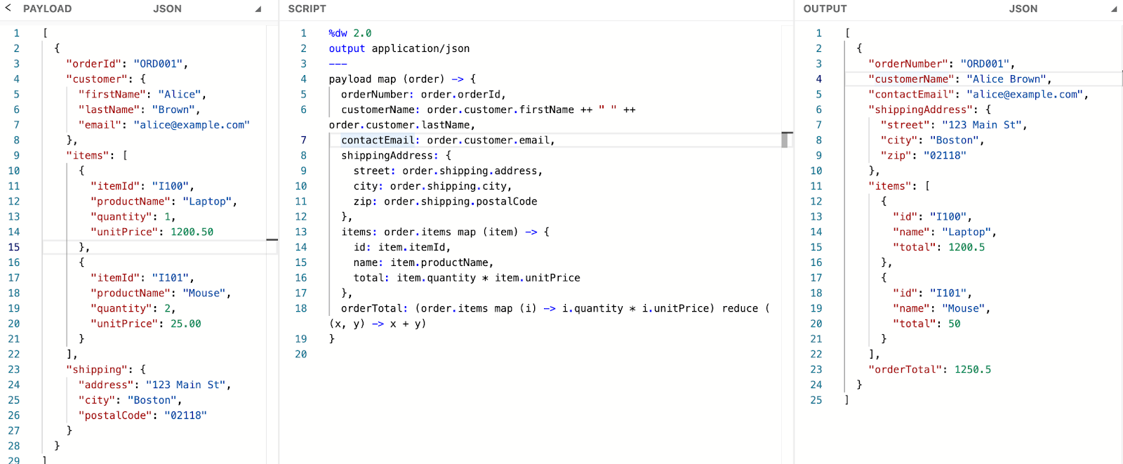 DataWeave Map: Tutorial, Best Practices & Examples