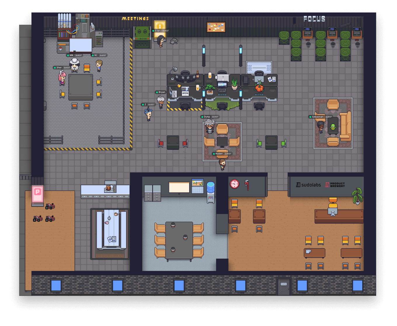 Gather virtual office