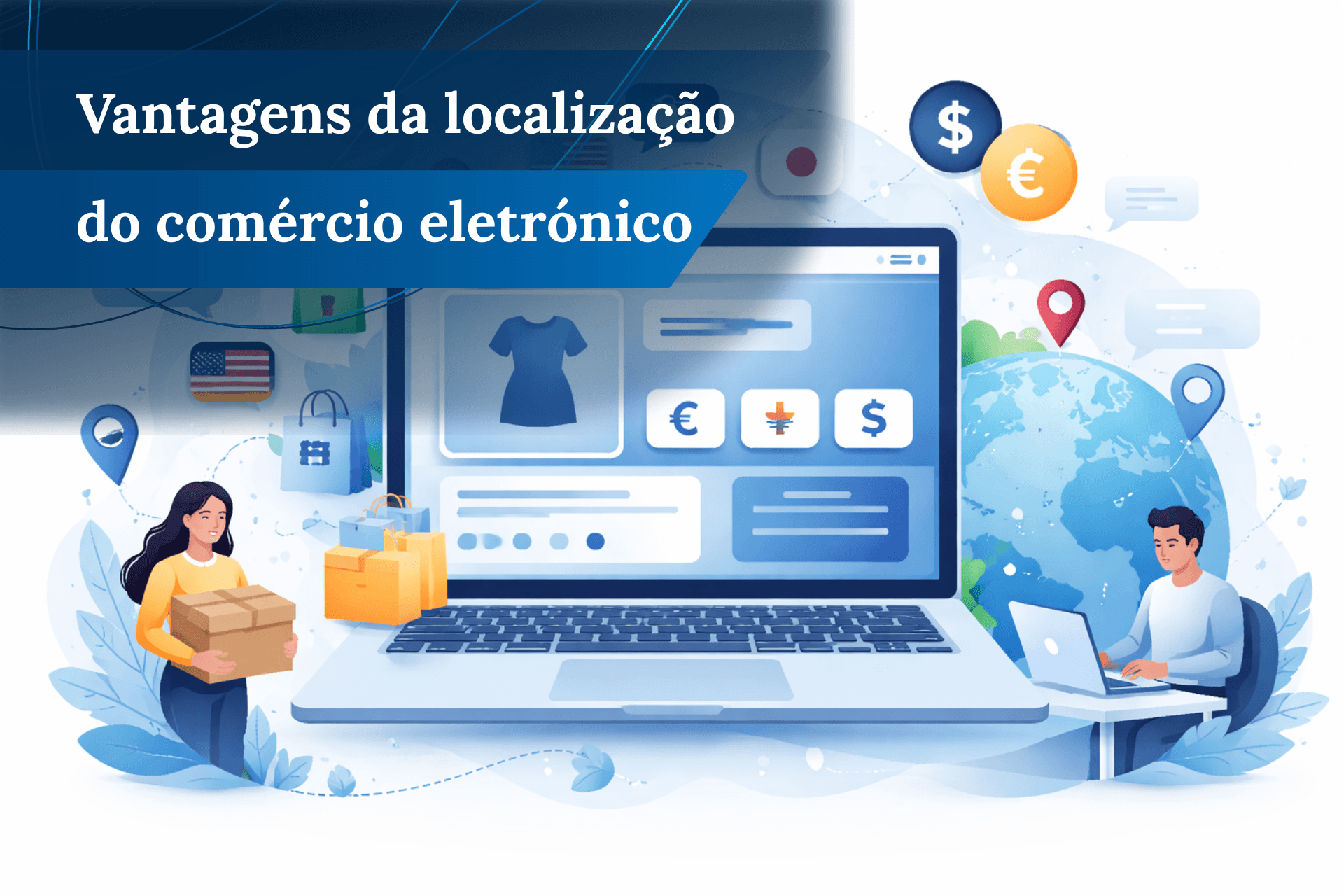 Vantagens da localização do comércio eletrónico