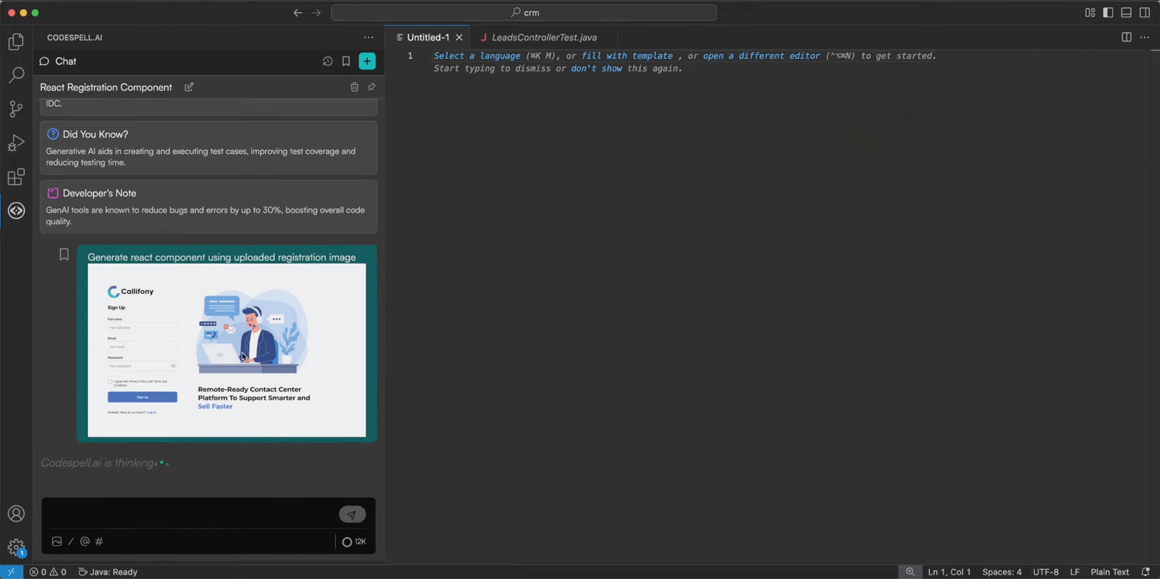 Image upload - Codespell