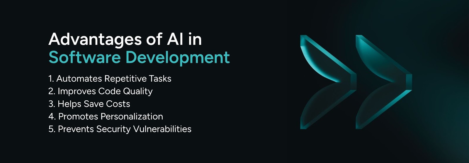 AI is improving software development through automation, better code quality, lower costs, personalization, and stronger security