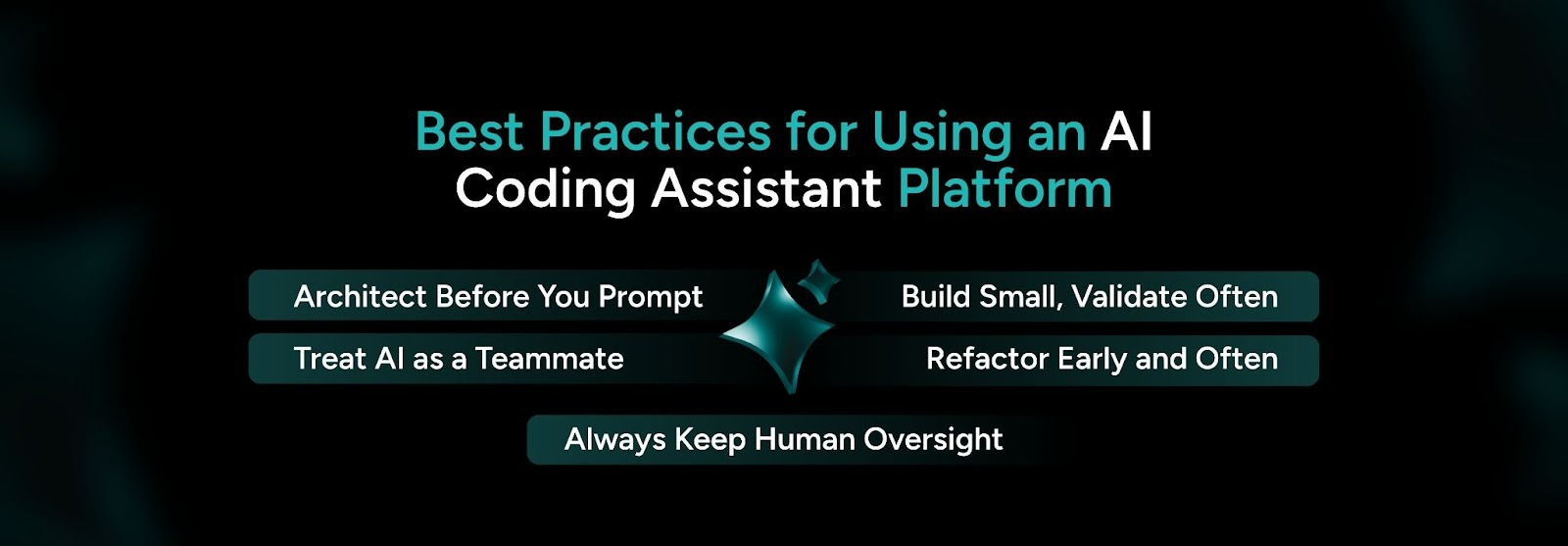 Best practices for using an AI coding assistant platform to improve developer productivity