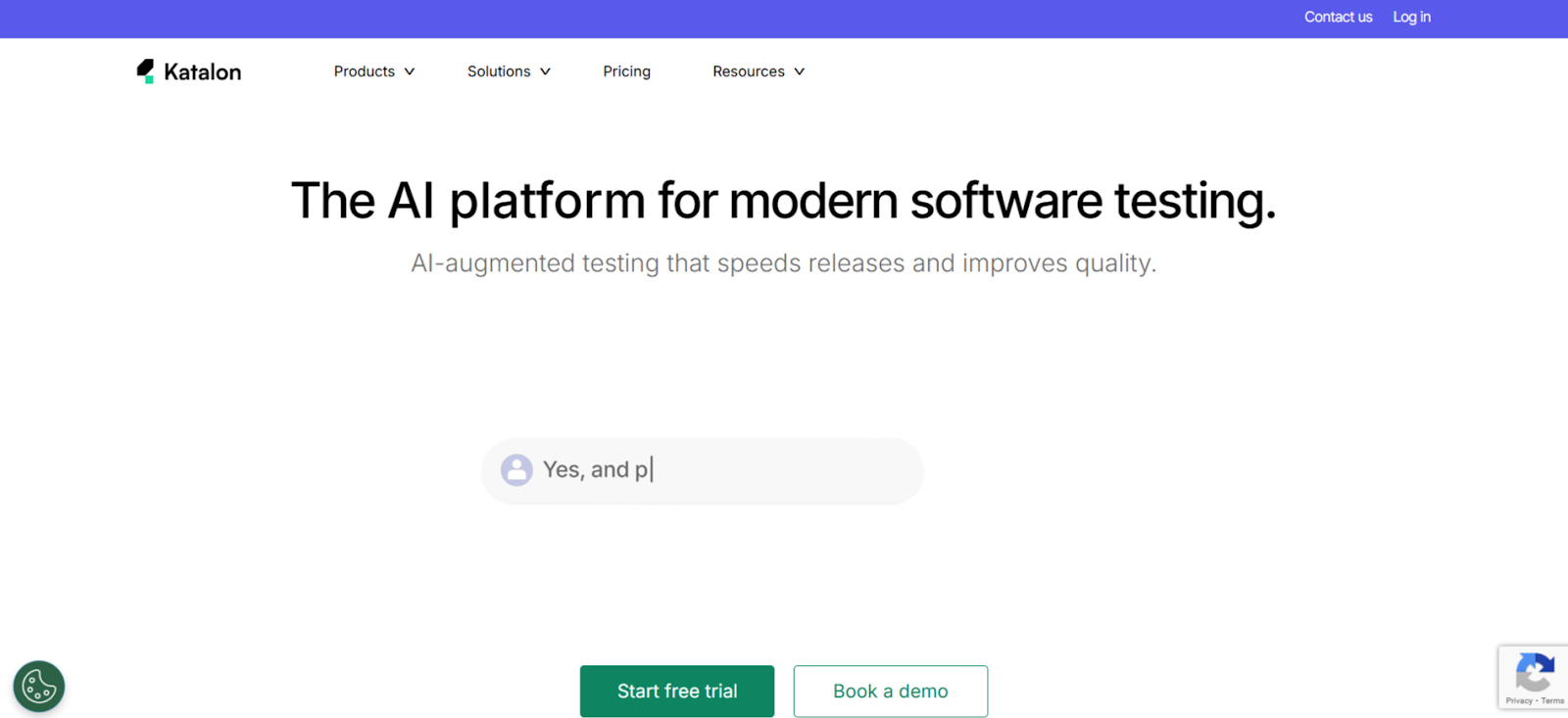 Katalon AI testing platform helping teams accelerate releases and improve software quality.