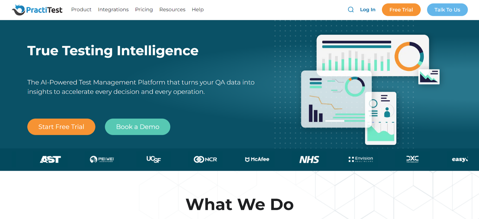 PractiTest AI-powered test management platform helping teams turn QA data into insights.