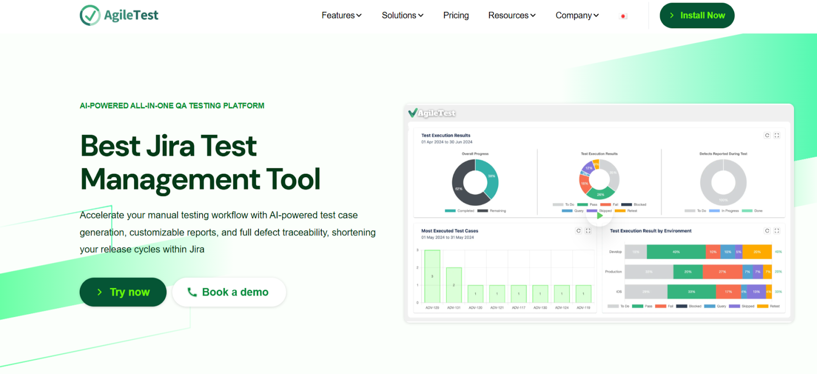 AgileTest is an AI-powered testing tool helping teams accelerate manual testing with test case generation.