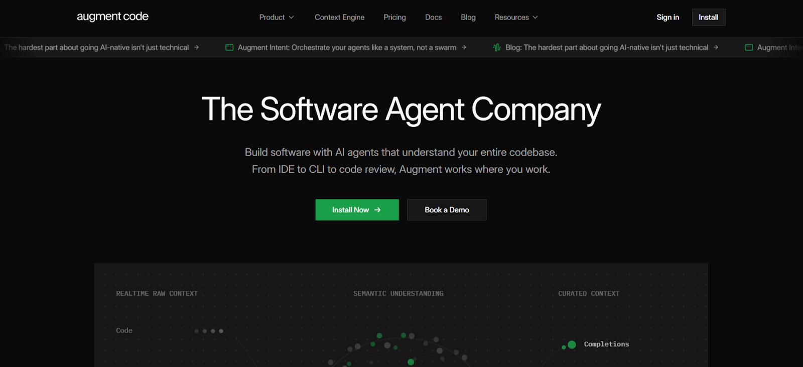 Augment Code AI agents helping developers build software faster.