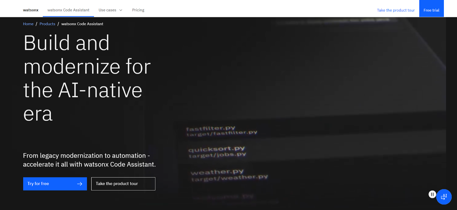IBM watsonx Code Assistant helping enterprises modernize legacy systems and accelerate development