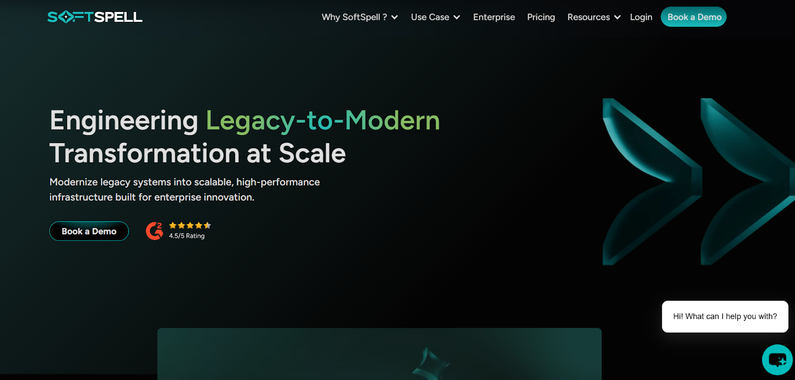 An image showing the SoftSpell homepage details