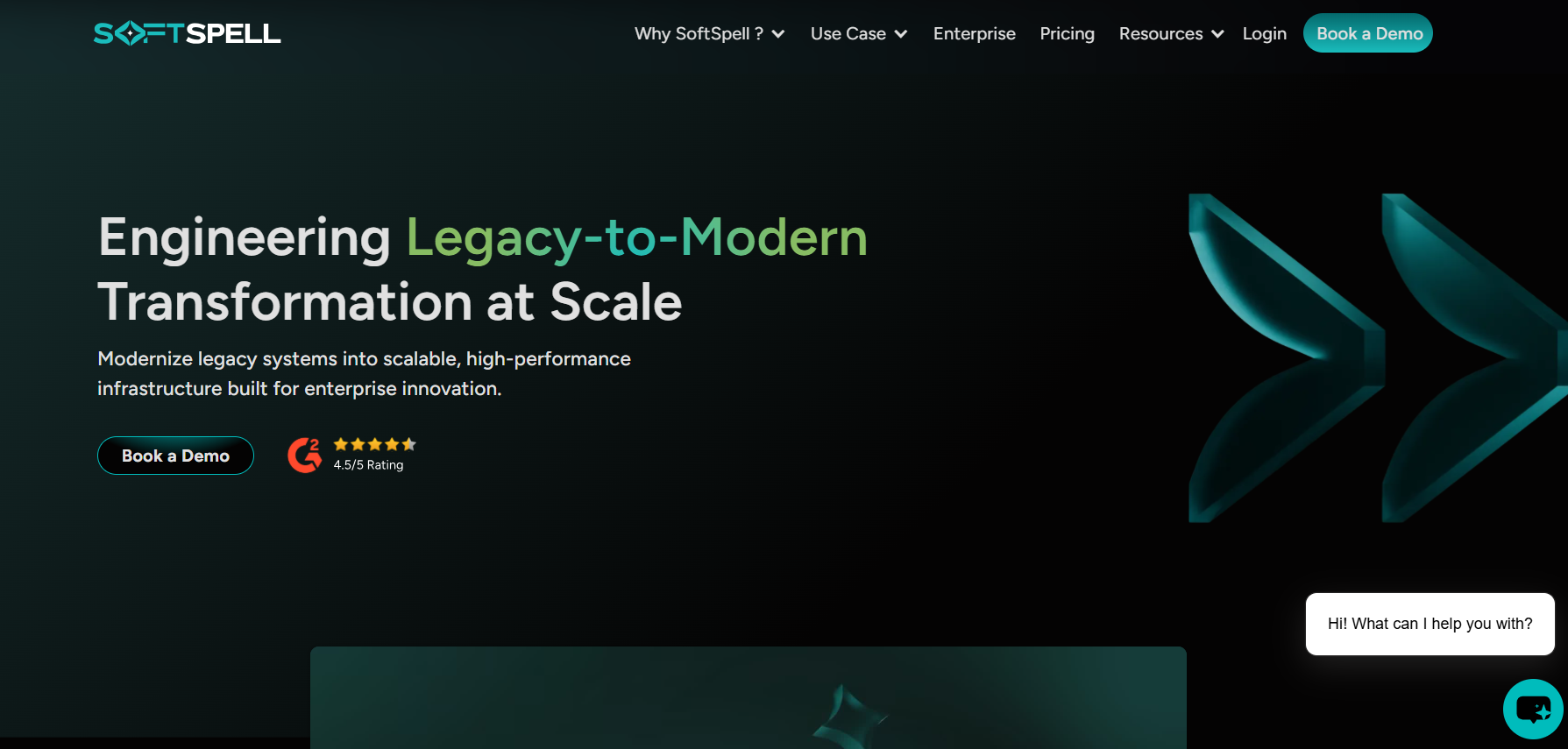 An image showing the SoftSpell homepage details