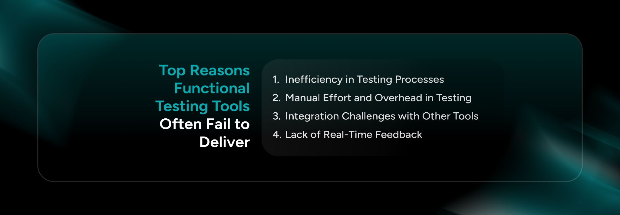Top Reasons Functional Testing Tools Often Fail to Deliver