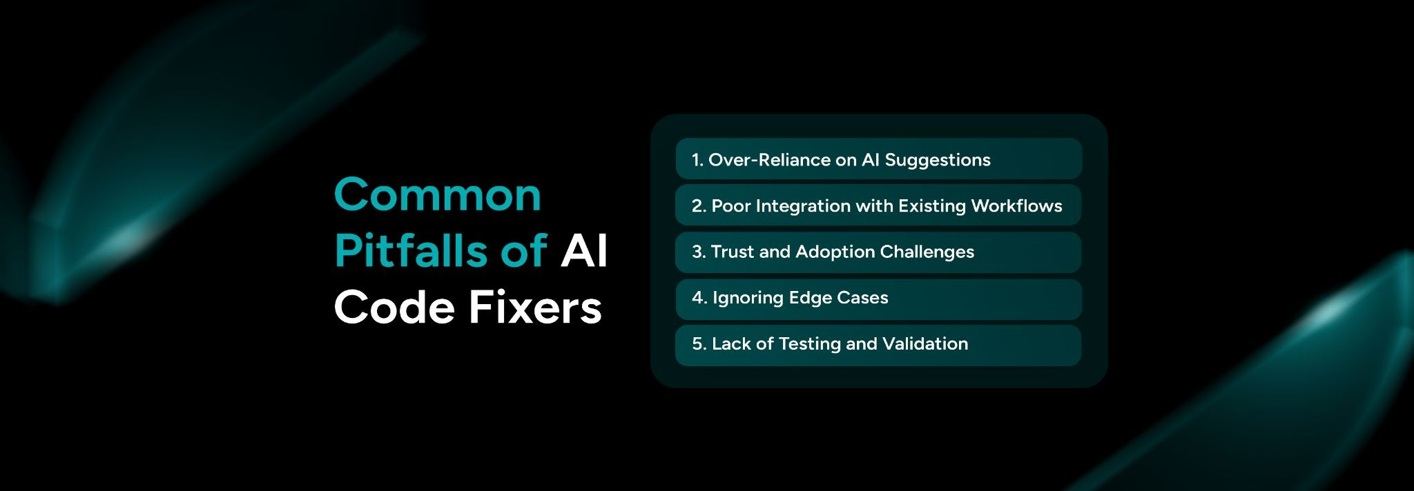 Common Pitfalls of AI Code Fixers
