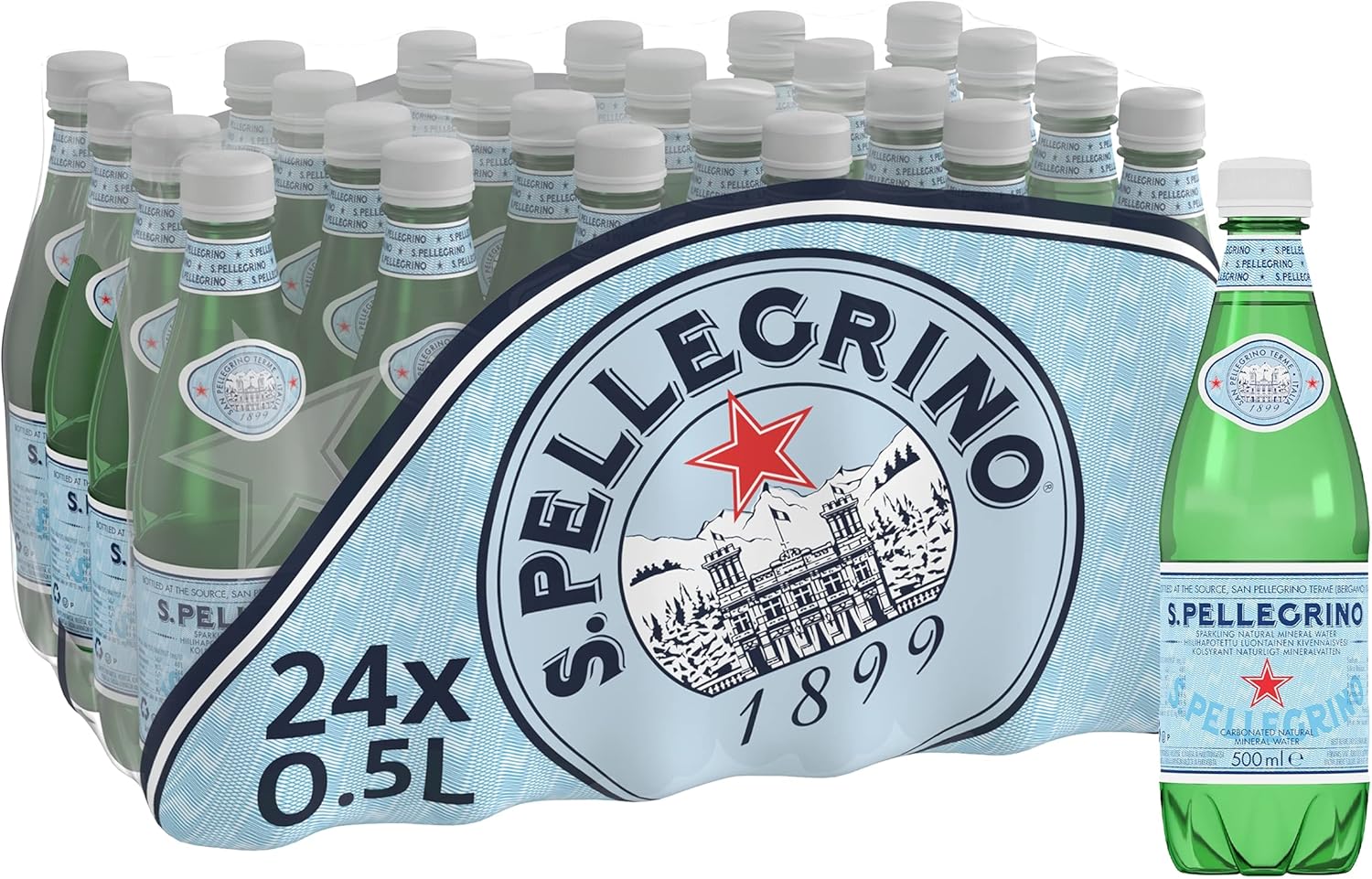 SAN PELLEGRINO ACQUA MINERALE I GLAS 24X500ml