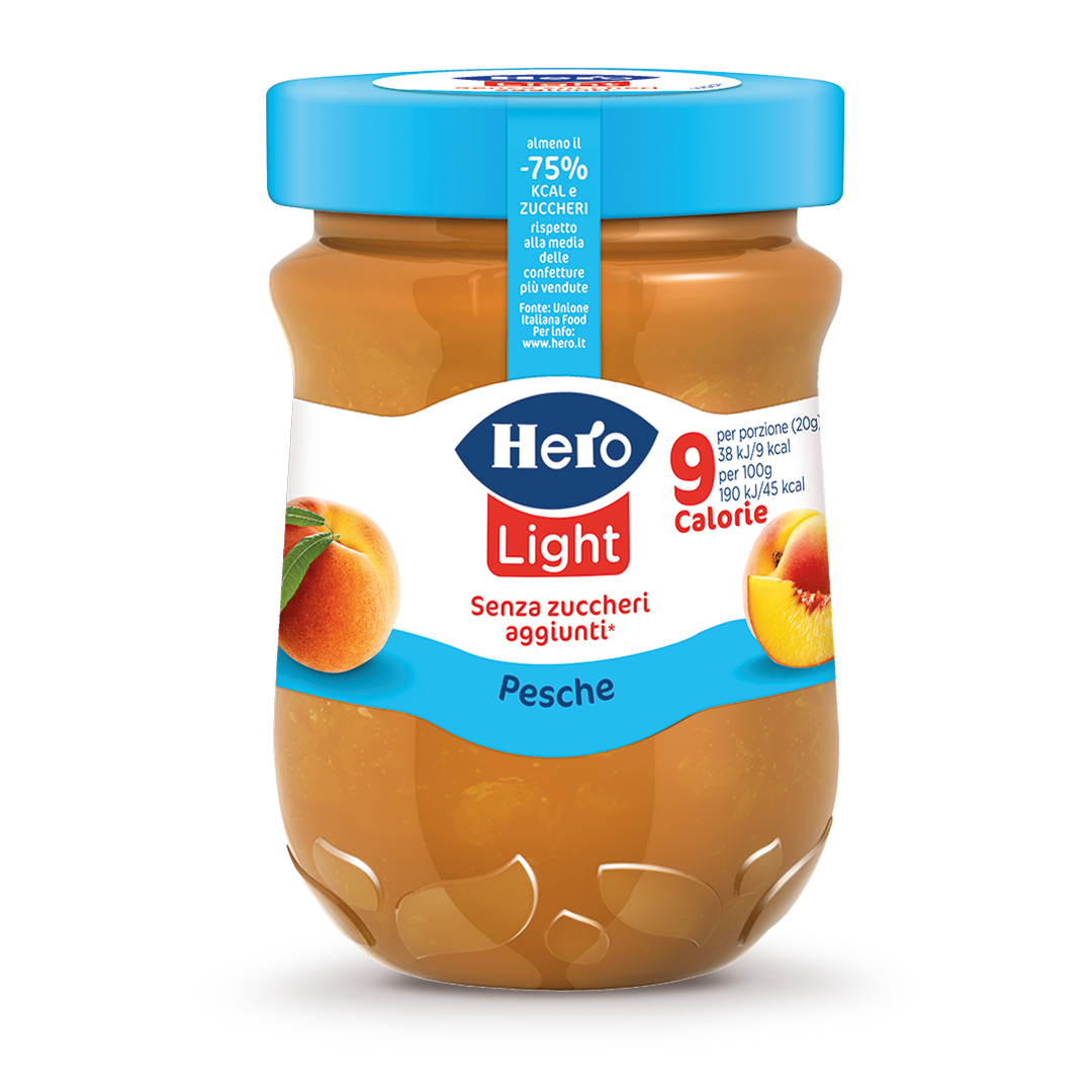 Hero Confettura Light Pesche – Gr 280X8