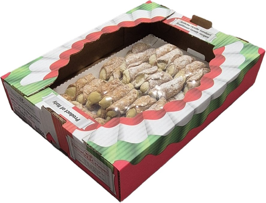 Crocco Cannoli Med Gianduja 500Gr Linea Oro