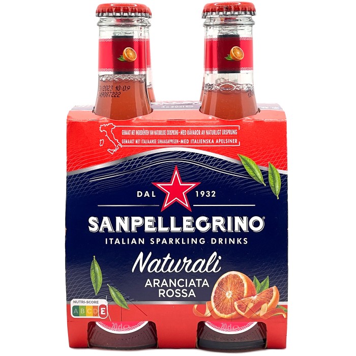 San Pellegrino Aranciata Rossa Vetro 200Mlx24St