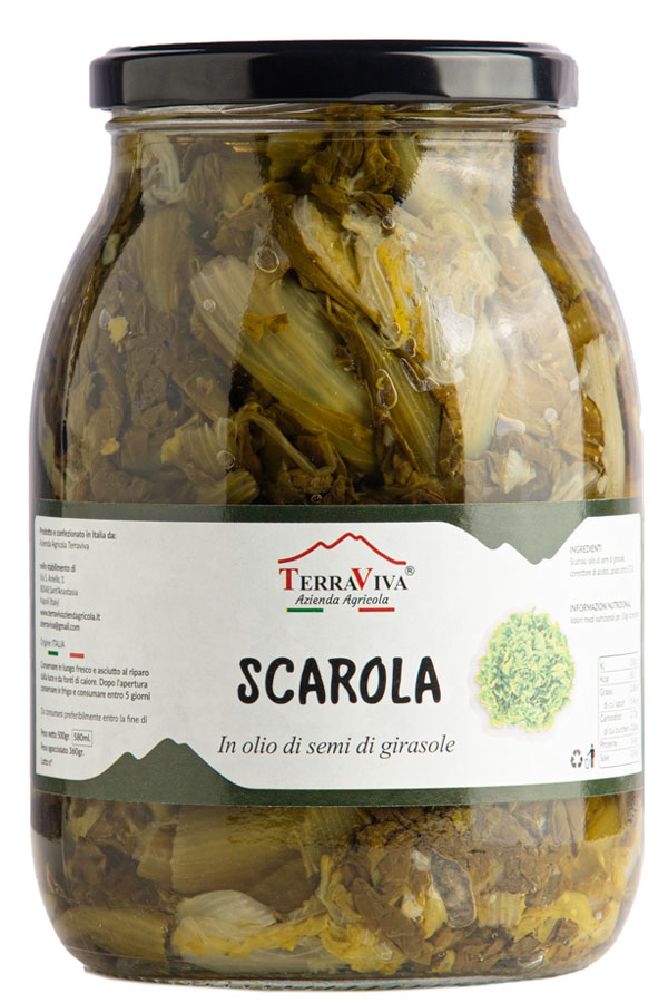 Scarola Broccoli I Olja 1062Ml Terravivascarola Del Vesuvio