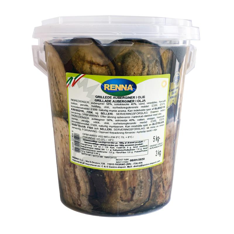 Melanzane Grillade Auberginer 3Kg Vitalconserve