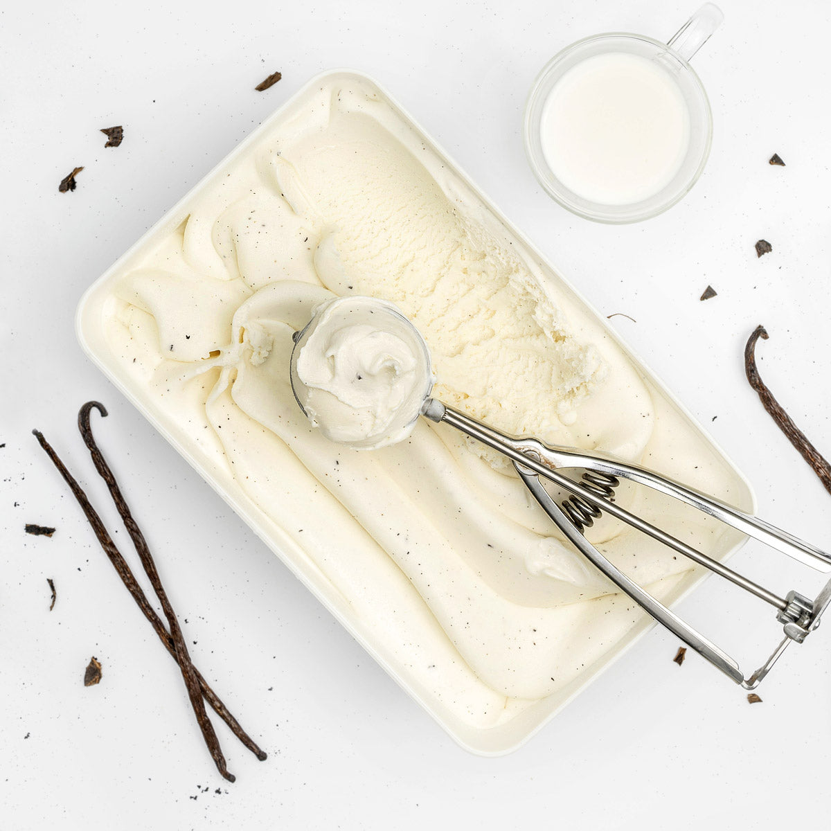 Gelato Vaniglia Madagascar 3.5Kg (5L) Vegan Menodiciotto