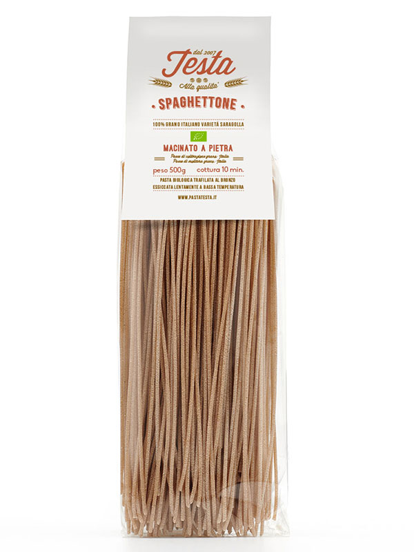 Pasta Testa Spaghettoni Eko 14 X 500Gr Di Semola Di Grano Duro V.Saragolla