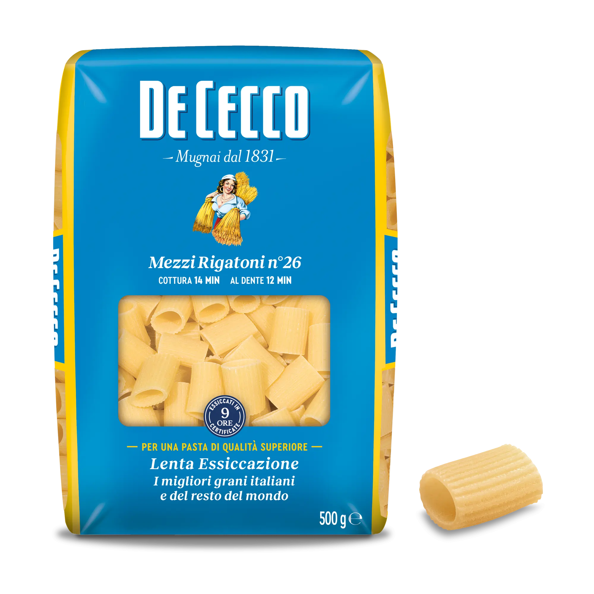 Pasta Testa Mezze Maniche Eko 12X500Gr Di Semola